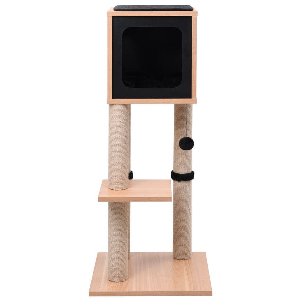 Cat Tree With Sisal Scratching Mat 90 Cm