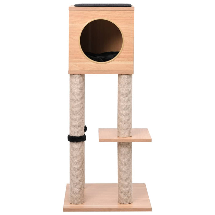 Cat Tree With Sisal Scratching Mat 90 Cm