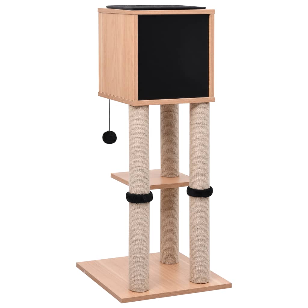 Cat Tree With Sisal Scratching Mat 90 Cm