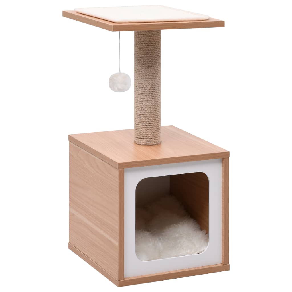 Cat Tree With Sisal Scratching Mat 62 Cm