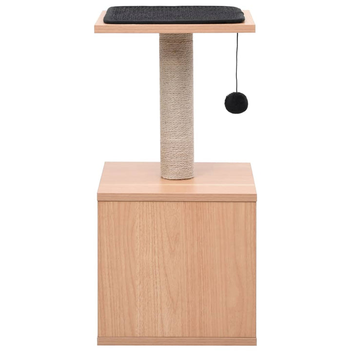Cat Tree With Sisal Scratching Mat 62 Cm