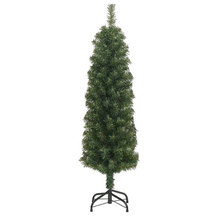 Slim Artificial Christmas Tree With Stand Pvc