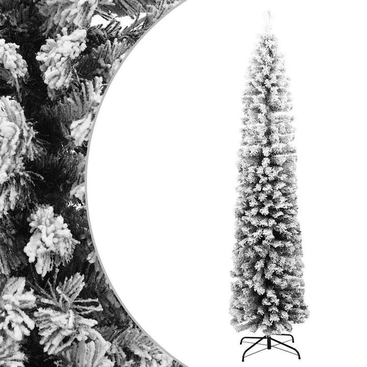 Slim Artificial Christmas Tree With Stand Pvc