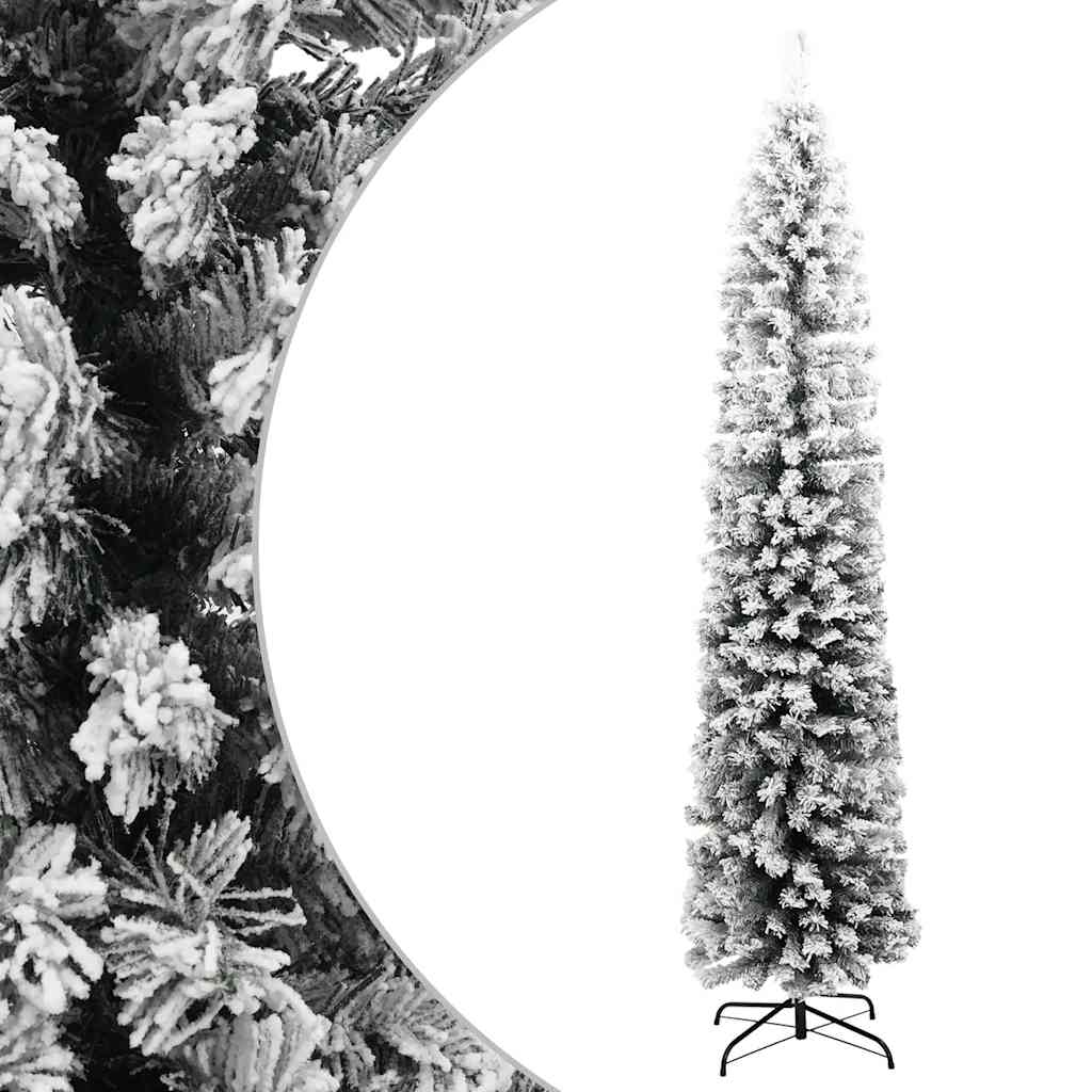 Slim Artificial Christmas Tree With Stand Pvc
