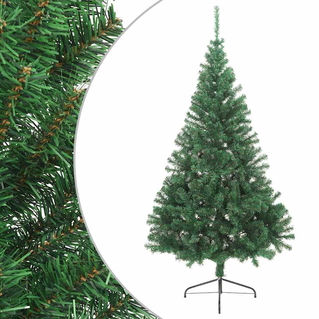 Artificial Half Christmas Tree With Stand 120 Cm Pvc