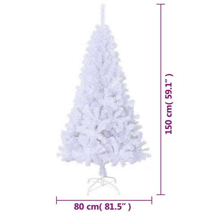 Artificial Christmas Tree With Thick Branches 150 Cm Pvc