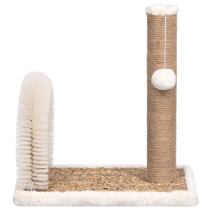 Cat Tree With Arch Grooming Brush And Scratch Post