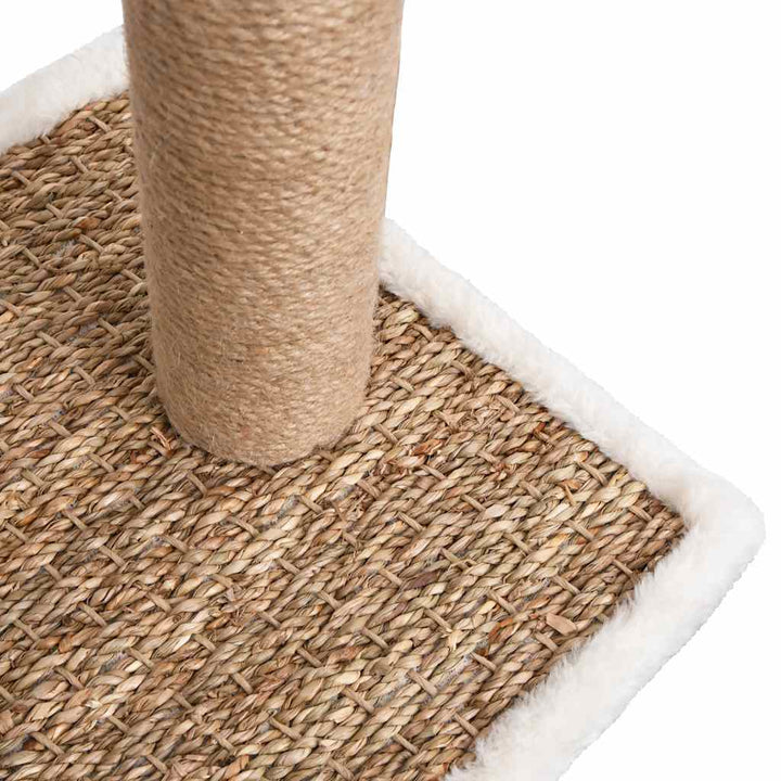 Cat Tree With Arch Grooming Brush And Scratch Post