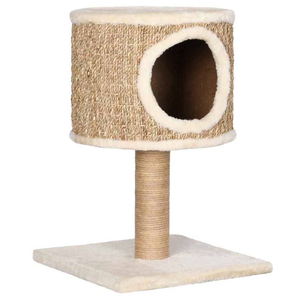 Cat Tree With Condo And Scratching Post 52 Cm Seagrass
