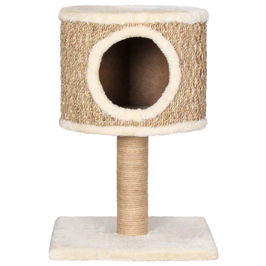 Cat Tree With Condo And Scratching Post 52 Cm Seagrass