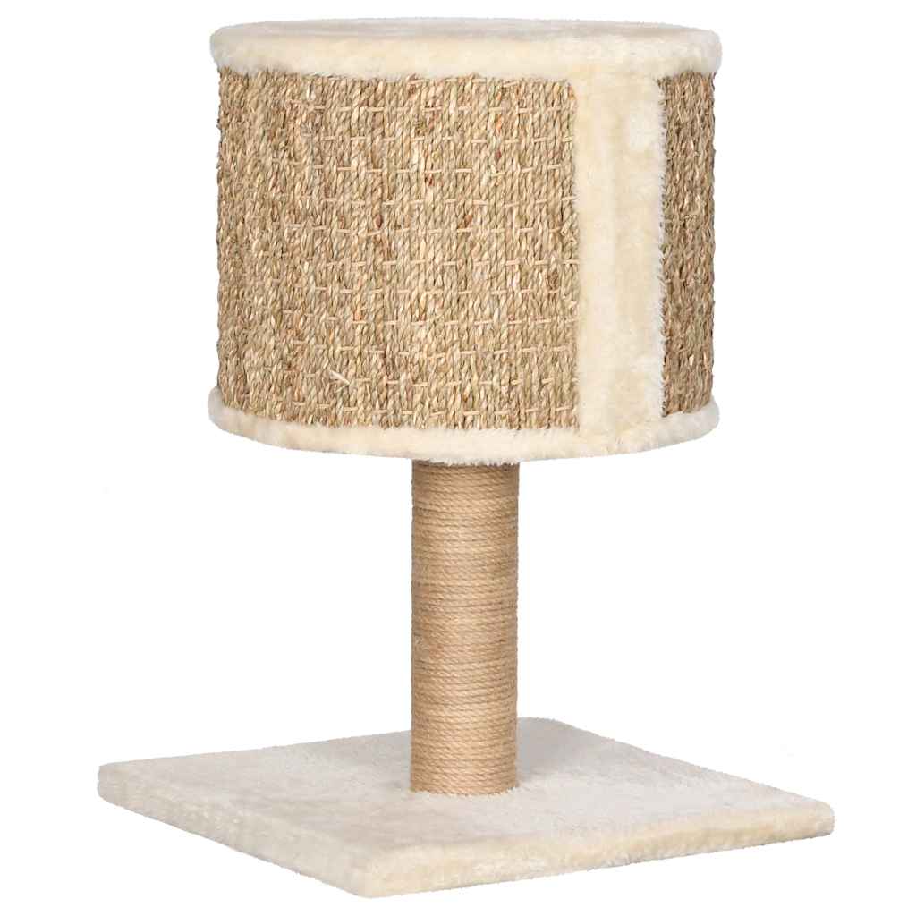 Cat Tree With Condo And Scratching Post 52 Cm Seagrass
