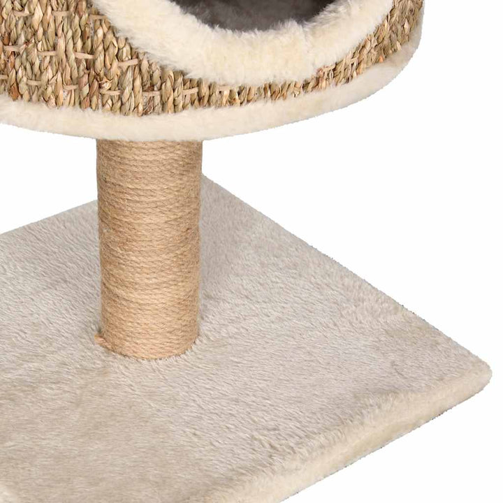 Cat Tree With Condo And Scratching Post 52 Cm Seagrass