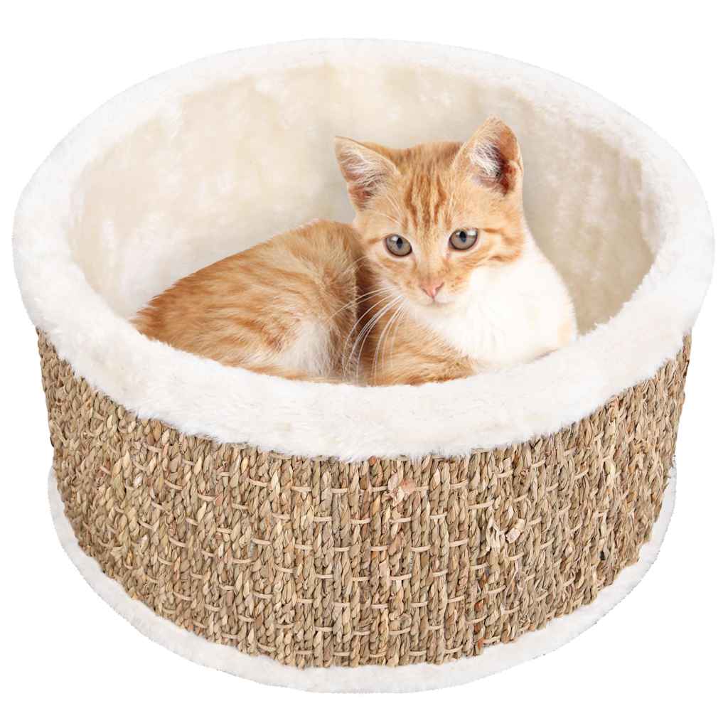 Round Cat Basket 36 Cm Seagrass