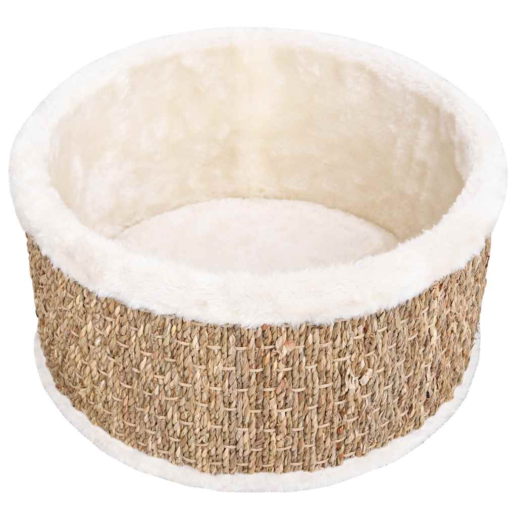 Round Cat Basket 36 Cm Seagrass