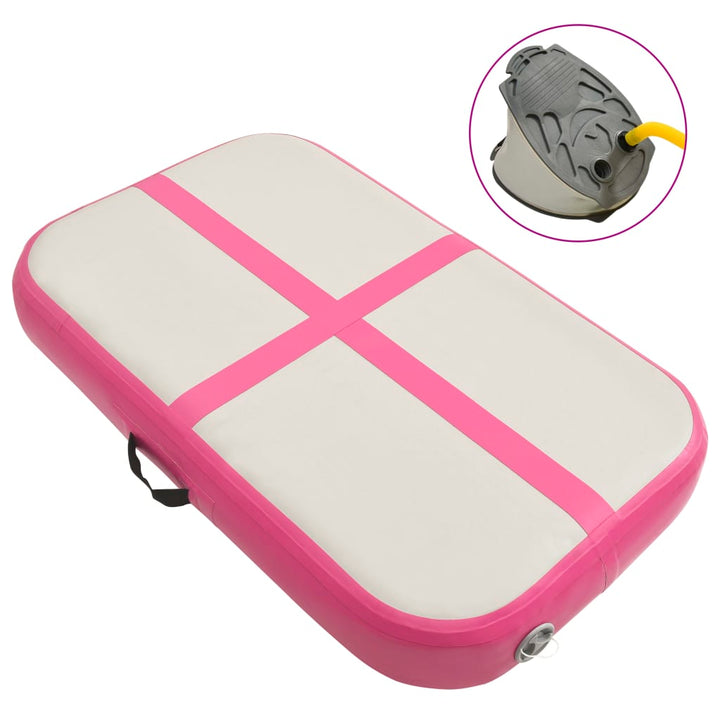 Inflatable Gymnastics Mat With Pump Pvc