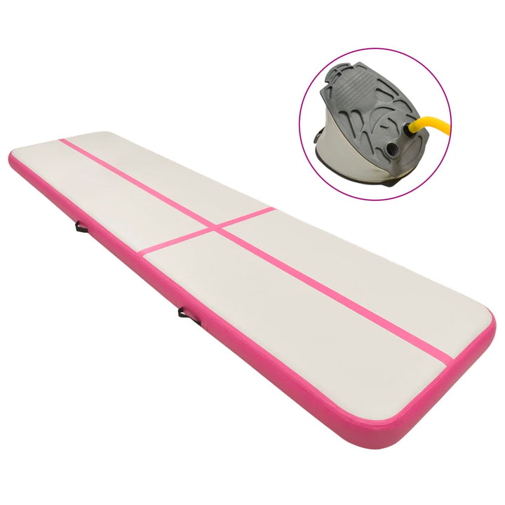 Inflatable Gymnastics Mat With Pump Pvc