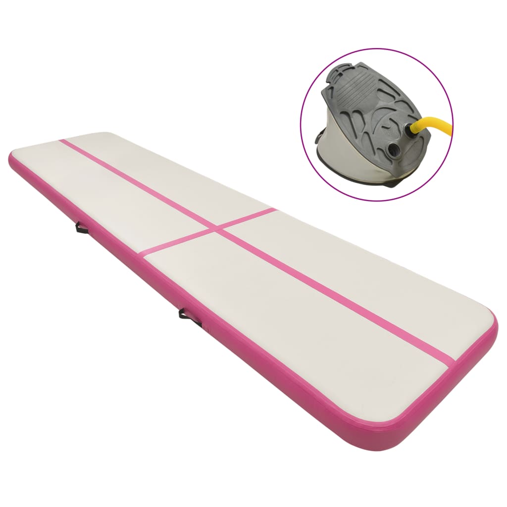 Inflatable Gymnastics Mat With Pump Pvc