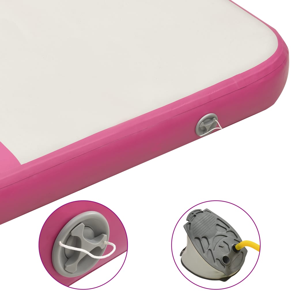 Inflatable Gymnastics Mat With Pump Pvc