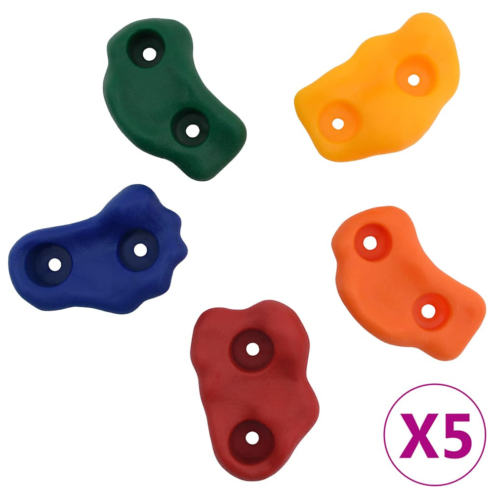 Climbing Stones With Rope 25 Pcs Multicolour