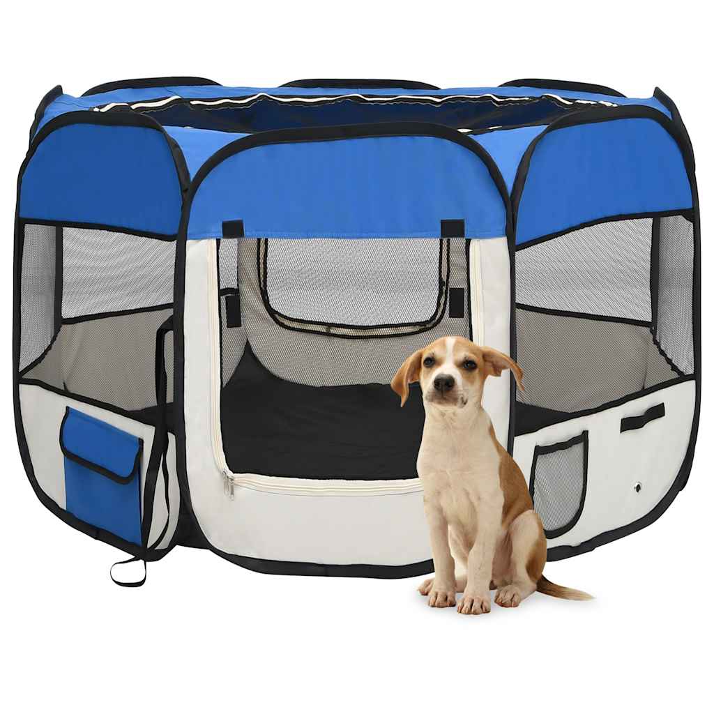 Foldable Dog Playpen With Carrying Bag