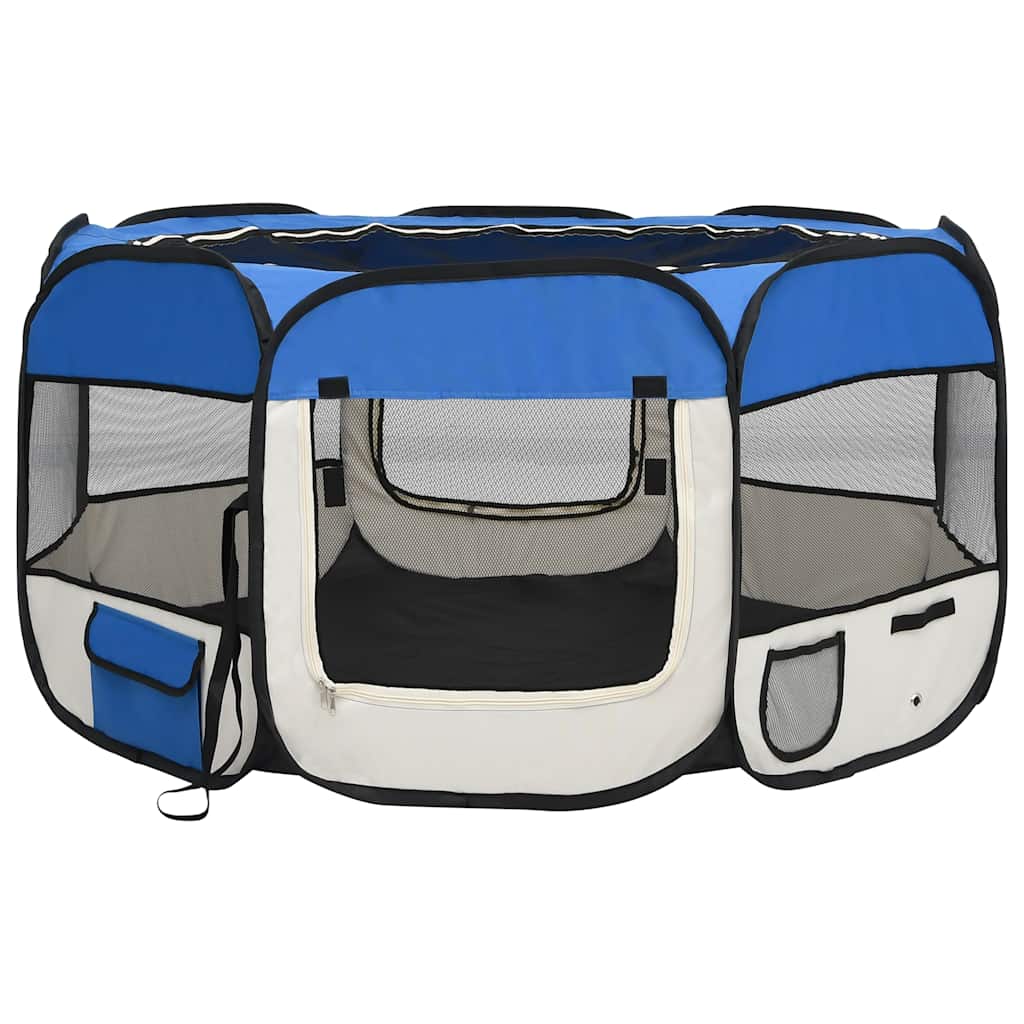 Foldable Dog Playpen With Carrying Bag