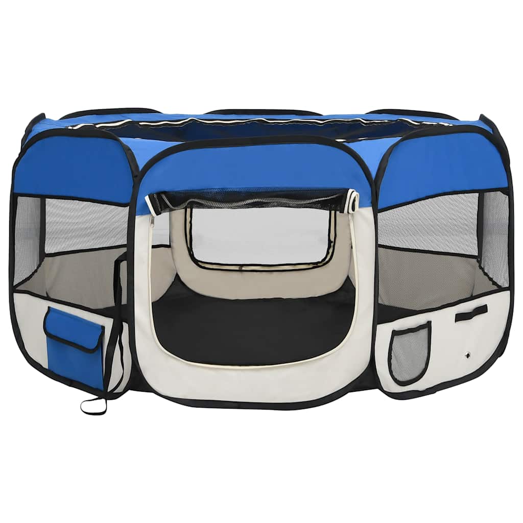 Foldable Dog Playpen With Carrying Bag