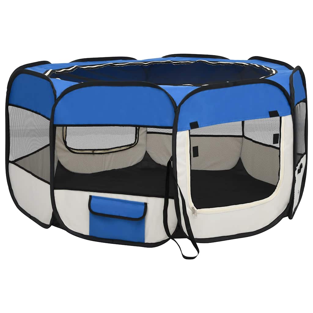 Foldable Dog Playpen With Carrying Bag