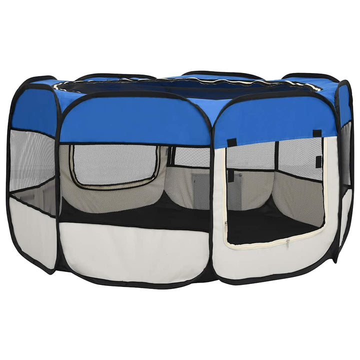 Foldable Dog Playpen With Carrying Bag