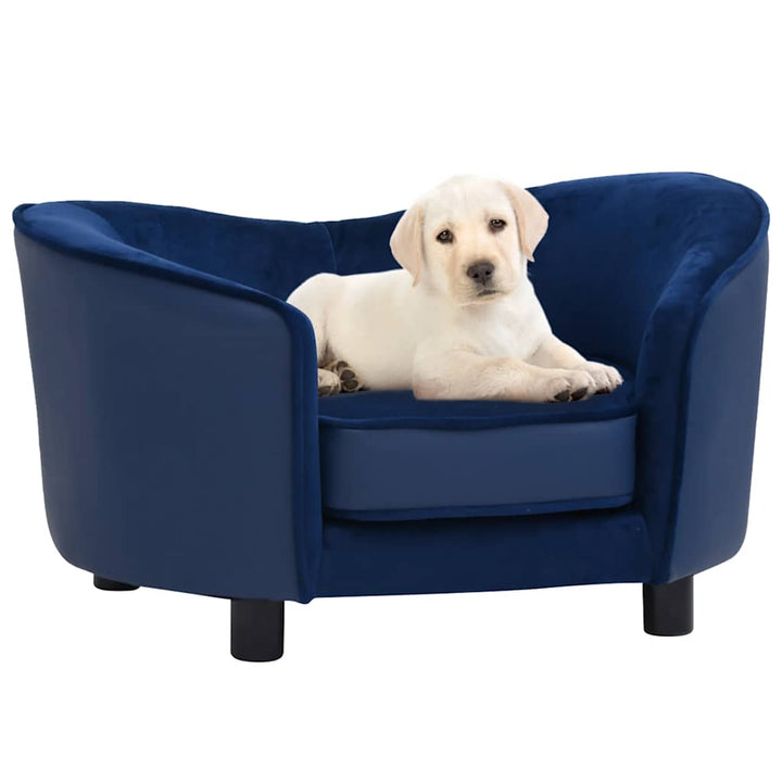 Dog Sofa 69X49X40 Cm Plush And Faux Leather