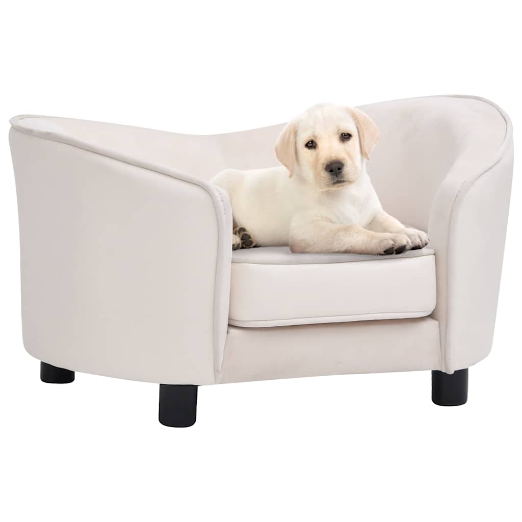 Dog Sofa 69X49X40 Cm Plush And Faux Leather