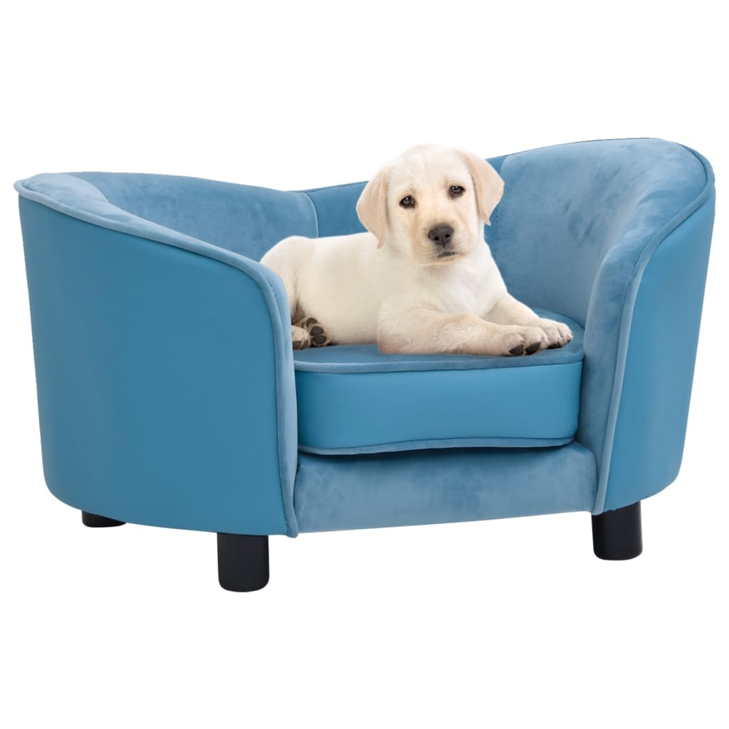Dog Sofa 69X49X40 Cm Plush And Faux Leather