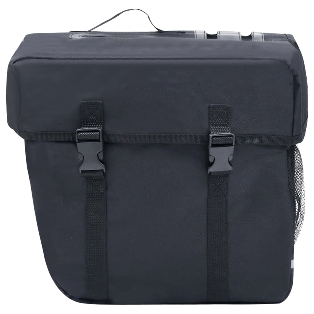Double Bicycle Bag For Pannier Rack Waterproof 35 L Black
