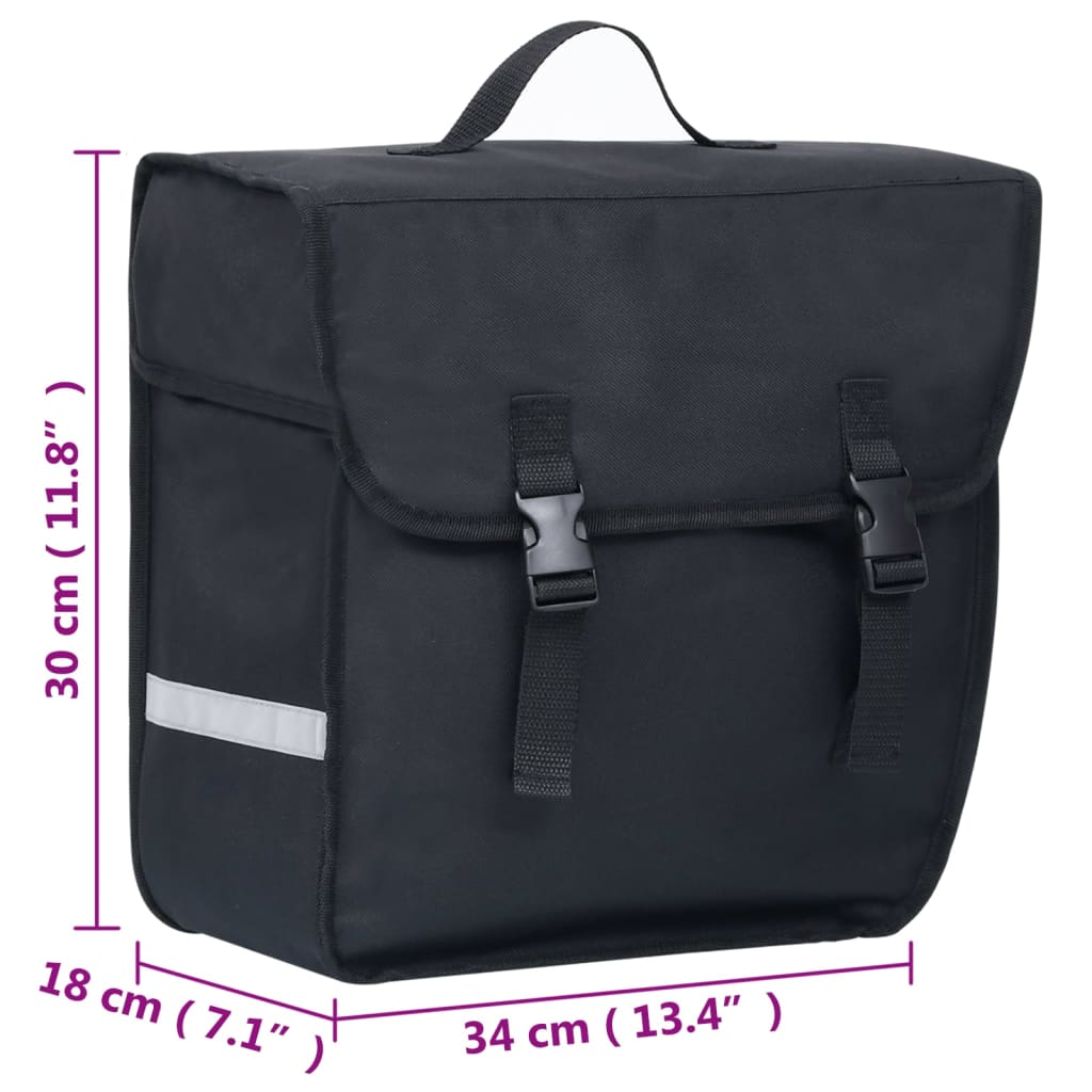Single Bicycle Bag For Pannier Rack Waterproof 21 L Black