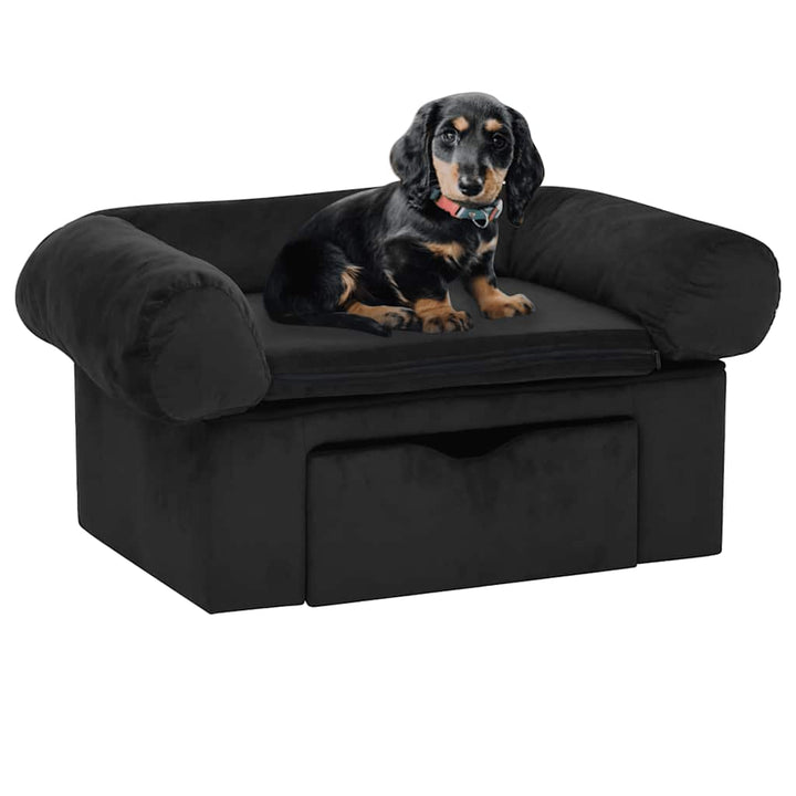 Dog Sofa With Drawer 75X50X38 Cm Plush