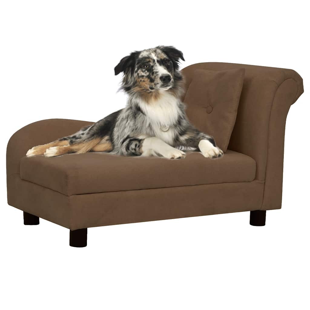 Dog Sofa With Pillow 83X44X44 Cm Plush