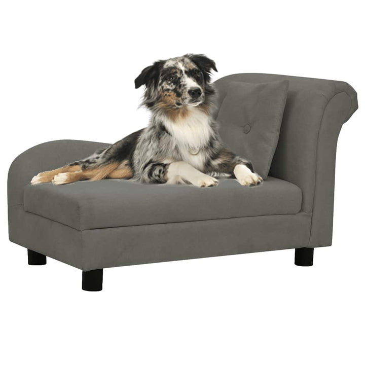 Dog Sofa With Pillow 83X44X44 Cm Plush