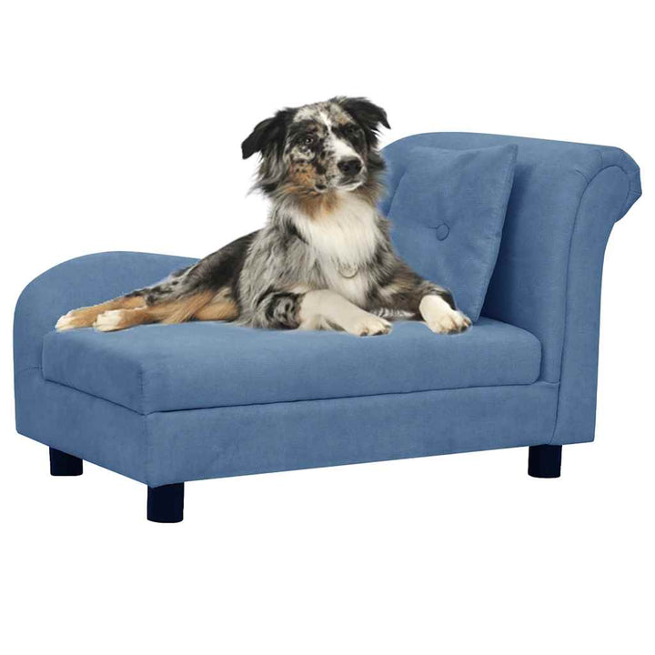 Dog Sofa With Pillow 83X44X44 Cm Plush