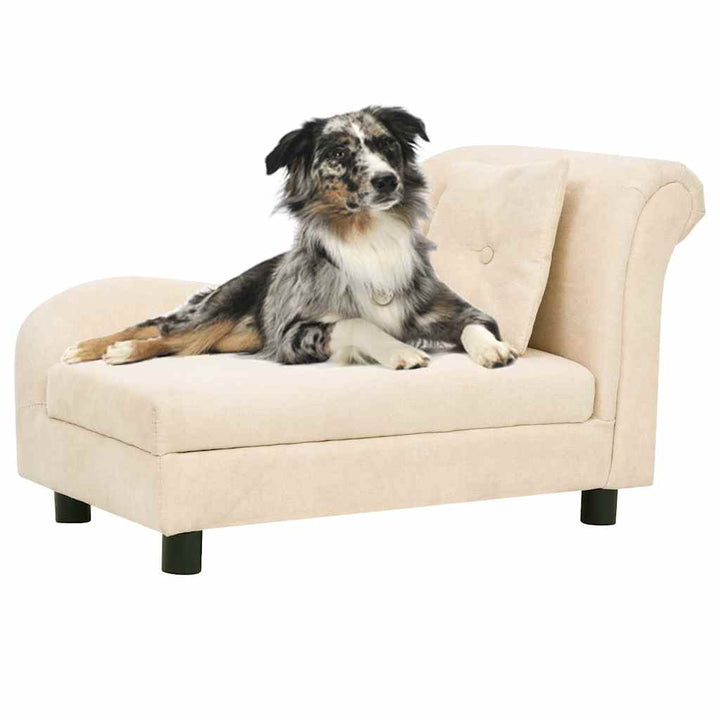 Dog Sofa With Pillow 83X44X44 Cm Plush