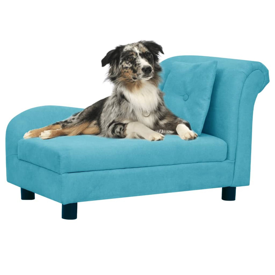 Dog Sofa With Pillow 83X44X44 Cm Plush