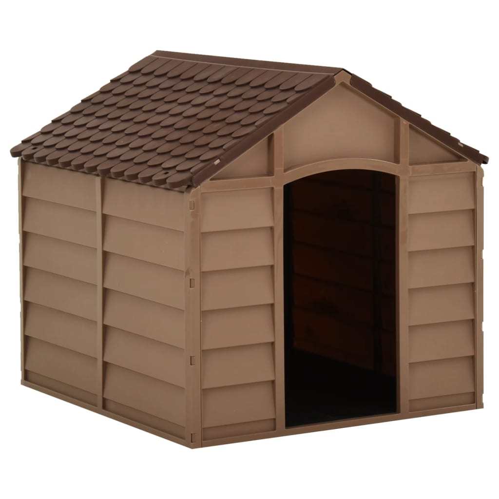 Dog House Brown Polypropylene