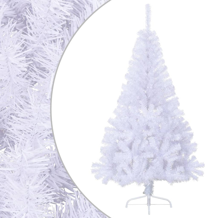 Artificial Half Christmas Tree With Stand 120 Cm Pvc