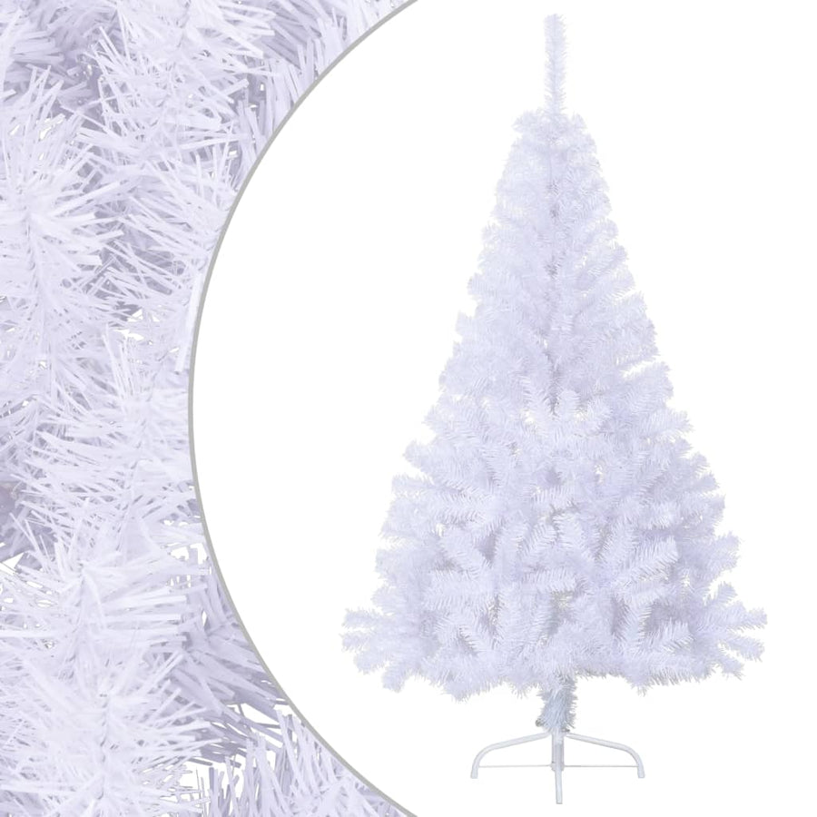 Artificial Half Christmas Tree With Stand 120 Cm Pvc