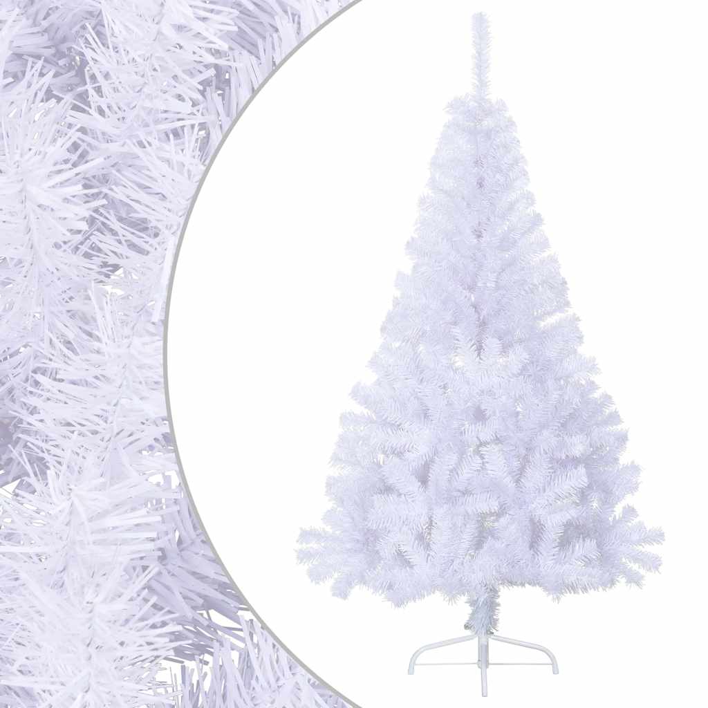 Artificial Half Christmas Tree With Stand 120 Cm Pvc