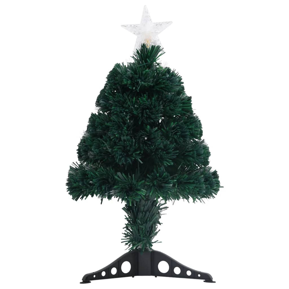 Pre-Lit Christmas Tree With Stand 64 Cm Fibre Optic