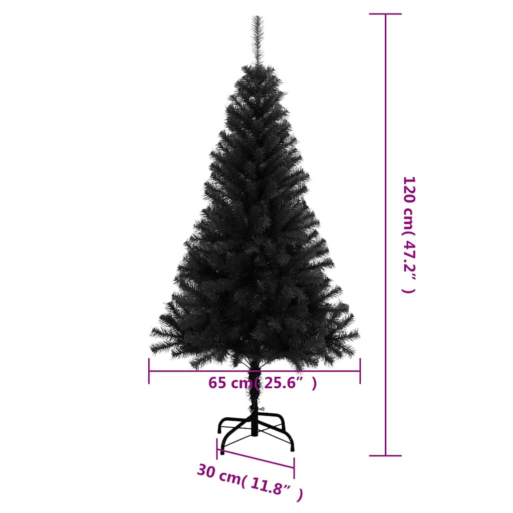 Artificial Christmas Tree With Stand 120 Cm Pvc