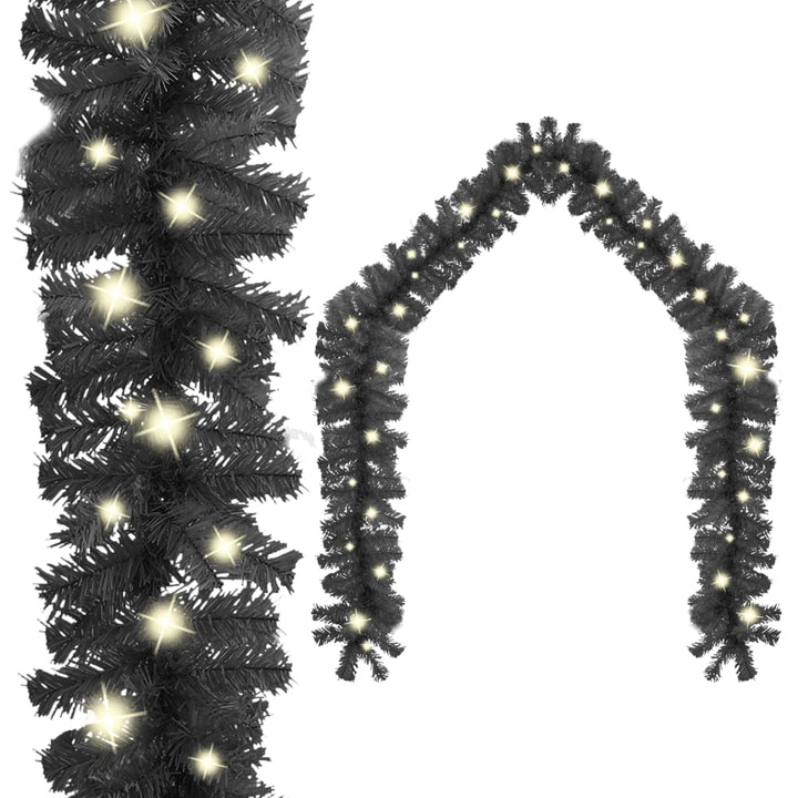 Christmas Garland With Led Lights