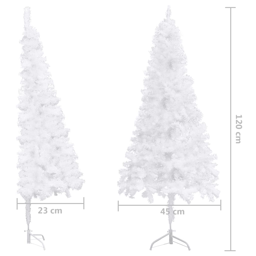 Corner Artificial Christmas Tree 120 Cm Pvc