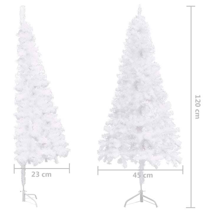 Corner Artificial Christmas Tree 120 Cm Pvc