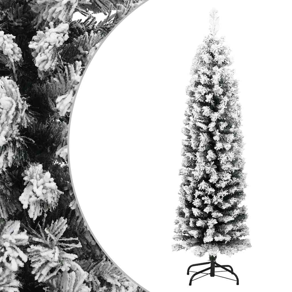 Slim Artificial Christmas Tree With Stand Pvc