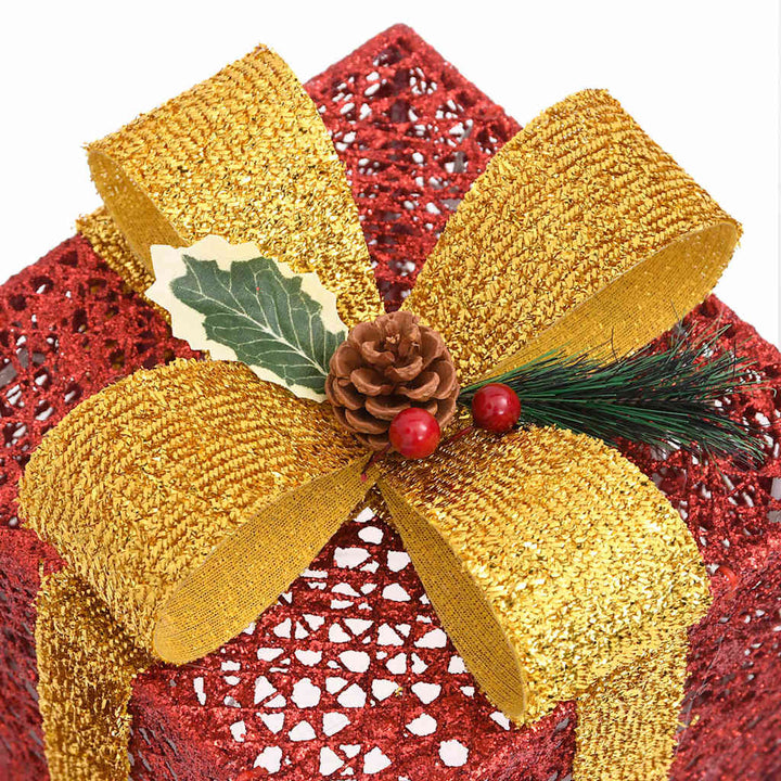 Decorative Christmas Gift Boxes 3 Pcs Outdoor Indoor